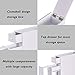 Tangkula Slim Storage Cabinet, Free Standing, with Slide Out Drawers, Narrow Floor Bathroom Organizer Next to Toilet, Toilet Paper Holder, 19 x 6.5 x 23 Inches (White)