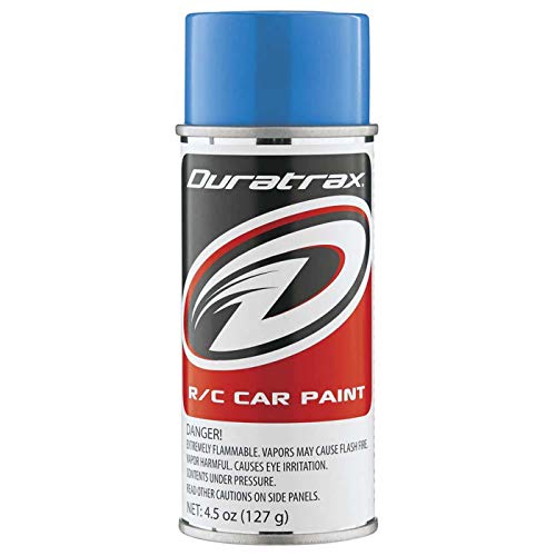 Duratrax Polycarbonate Radio Control Vehicle Body Spray Paint, 4.5 Ounces, Light Blue