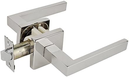 SUMBIN Square Passage Door Handle Lever,Hall and Closet Door Latch 2-3/8 Inch to 2-3/4 Inch