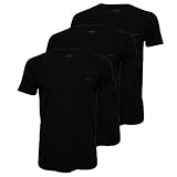 Diesel Men's Jake 3-Pack Essentials Crew Neck T-Shirt, Black, X-Large