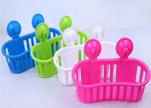 Plastic Bathroom Shelf Racks Clutter Kitchen Shelf Storage Basket (4 Colors avilable) , blue