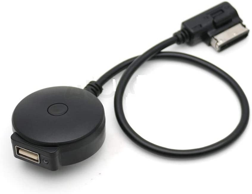 LeHang Bluetooth AUX Receiver Cable Adapter Compatibel With VW Audi A4 A5 A6 Q5 Q7 After 2009 Audio Media Input AMI MDI Interface 3G