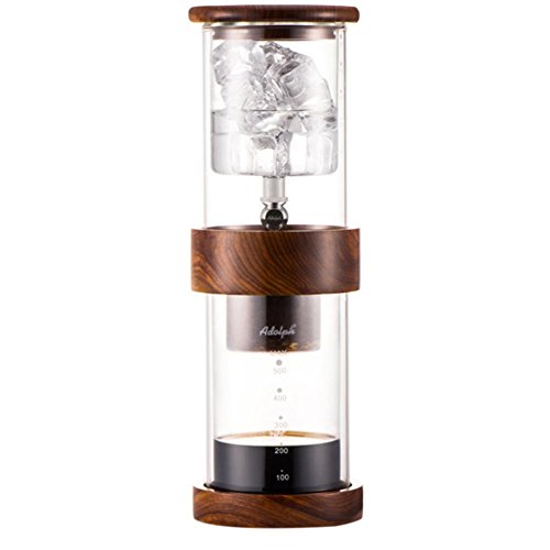 Click Here to See More Images WinnerEco Portable Double Layer Ice Drip Coffee Pot Cylindrical Ice Cold Coffee Maker