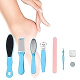 Buytra 8 in 1 Professional Pedicure kit Set Pedicure Rasp Foot File Callus Remover for Dead, Hard Skin, Cracked Heels, Dry Feet, Great Foot Care Tools for Women Men