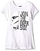 STAR WARS Little Girls' Dark Side Trooper Tee, White, 7-8/Medium