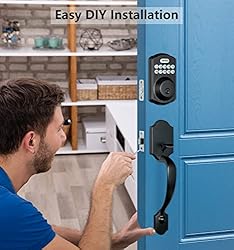 Revolo Electronic Keypad Deadbolt, Keyless Entry