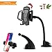 Car Phone Mount, ILDZMMC 3-in-1 Universal Phone Holder For Car Dashboard Windshield Mount Air Vent Car Phone Holder for iPhone X/8/8P/7/6/6S, Samsung Galaxy S5/S6/S7/S8 LG Huawei and More (Black)