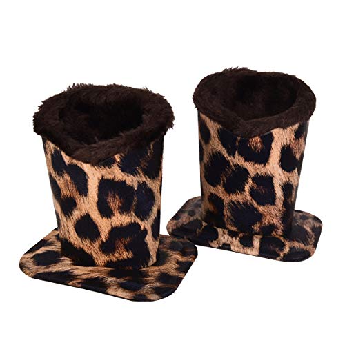 Baitaihem Pack of 2 Plush Lined Eyeglasses Holder Stand Protective