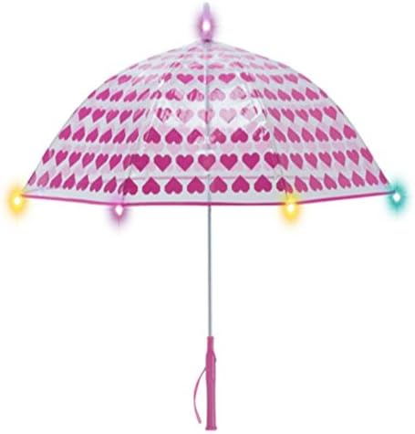 LED Umbrella Junior Transparent Heart 1EA
