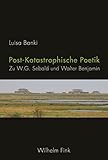 Luisa Banki, "Post-Katastrophische Poetik: Zu W. G. Sebald und Walter Benjamin" (Wilhelm Fink, 2016)