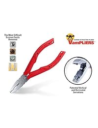vampliers Juego de 5 piezas Tornillo de especialidad Alicates, 5 "Mini ESD SAFE, 6.25," 7 "Junta deslizante, Pro 8" Lineman 'sy 7.5 "larga nariz + Estuche para herramientas