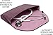 BJÖRN HALL Stethoscope Case for Nurses | Littman Classic III MDF | Nursing Personalized Leather Carry Travel Accessories | Nurse Women Men Bag | Fits Essentials Badge Reel Pen Charms | Crushed Violet