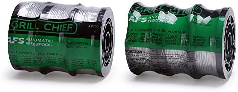 Grill Chief Line String Trimmer AF-100-3ZP 30ft 0.065" for Black+Decker - 3 Count (2 pack)