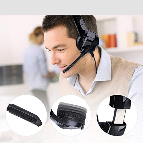 image for Cehensy US90 Gaming Headset Over Ear Headphone Stereo Surround Earpiec