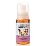 Dry Dog Shampoo - Waterless Foam Mousse - Best Natural No Rinse Shampoo - Made in USA, 8oz