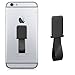 kwmobile Universal Magnetic Finger Holder for Phone - Compatible with All Smartphones - Works with Magnetic Car Mount - Black
