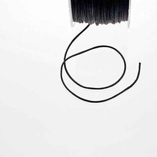 Deko AS GmbH Silk Cord Black 2 mm 100 m Roll – 29031 R Kit 002
