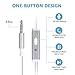 Amoner Wired Headphones, in-Ear Earbuds Earphones,Noise Cancelling Waterproof Sports Earphones Headsets,Stereo Sound with Built-in Mic for Phone 6/6s Plus/5s/SE, Galaxy,Tabletsthumb 1