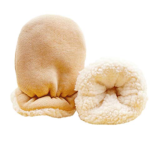 Paladoo Baby Mittens Sherpa Lined Fleece Winter (0-6,6-12 Months 2 pair) - Thumbnail 2