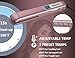 Sboly Professional Flat Iron Hair Straightener with 1 Inch Titanium Iron Plates – Adjustable Temperature, LCD Digital Display, Dual Voltage Compatible 100V-240V, Long 360 Degree Swivel Cordthumb 2