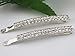 2pcs Clear Rhinestone Crystal Hair Barrette Clip Weddingll