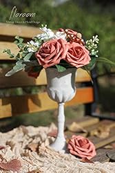 Floroom Artificial Flowers 25pcs Real Looking Dusty