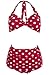 Esther Williams Women's 50s Pin Up Retro Two Piece Bikini Polka Dot Swimsuit