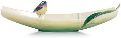 Franz Porcelain Peace & Harmony Bamboo Ornamental Platter
