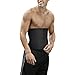 Kepawel Men's Firm Compression Waist Cincher Core 1, Black, Medium
