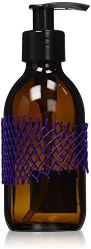Sanctum Aromatherapy - Amber Glass Bottle with Black Lotion Pump &amp; Cap - 200 ml. by Sanctum Aromatherapy