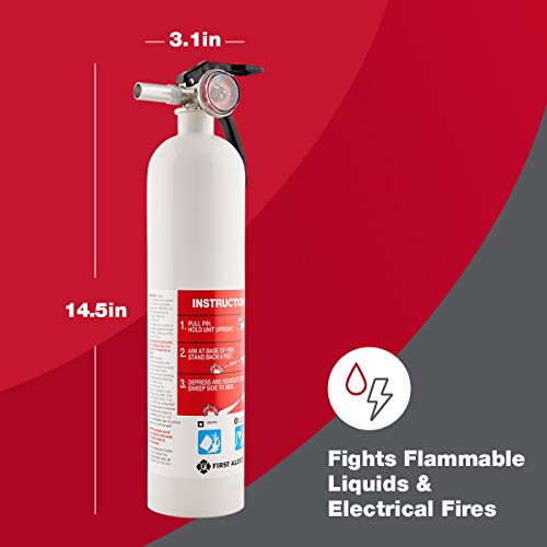 4 First+Alert+FE10GR+Extinguisher+White
