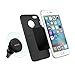 iPhone Holder, Skiva Magnetic Car Mount Air Vent Portable Cradle Holder for iPhone X 8 8Plus 7 6s Plus, Samsung Galaxy S8 S8+ S7 S6 Edge S5 S4 Note5, HTC 10 M9 M8 [Universal Fit] (Black) [Model:AH115]