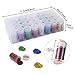 32 Colors Slime Glitter Set,DOMIRE Extra Fine Glitter Powder for Slime Making,Art and Crafts,Scrapbook,Face,Body,Nail Arts,Paints