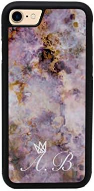 EJC Avenue Marble Initials Personalised Case/Cover for Apple iPhone 7 Plus (5.5") Message us your name using the ADD GIFT OPTIONS in the checkout page and enter the name into the GIFT MESSAGE
