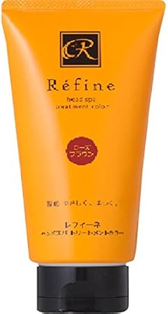 Amazon リニューアル前商品 レフィーネ ヘッドスパトリートメントカラー 140g ローズブラウン リニューアル後は染まり10 アップ レフィーネ Refine 白髪染め 通販
