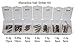 JSHANMEI Tungsten Weights Sinkers Fishing Tackle Pagoda Wacky Nail Sinkers Pencil Worm Insert Fishing Weights