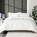Bedsure White Washed Duvet Cover Set Full/Queen Size with Zipper Closure,Ultra Soft Hypoallergenic Comforter Cover Sets 3 Pieces (1 Duvet Cover + 2 Pillow Shams), 90X90 inches primary