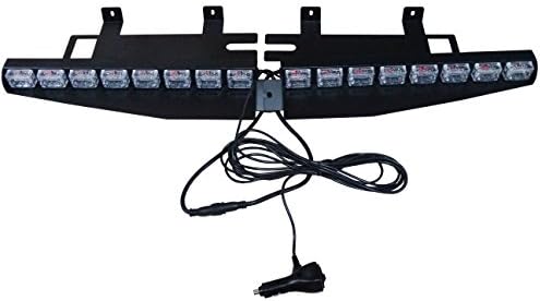 WEILONG Car 48 LED 48 W Lightbar Visor Light Emergency Warning Strobe Split Mount Deck Dash lamp (Amber)