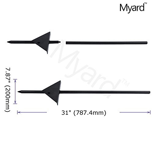 Myard Stainless Steel 304 Portable Open Fire Pit Campfire Bbq