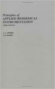 Principles Of Applied Biomedical Instrumentation