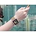 AdMaster Compatible for Apple Watch Band 40mm, Stainless Steel Mesh Milanese Sport Wristband Loop with Apple Watch Screen Protector Compatible for iWatch Series 4 Light Gold