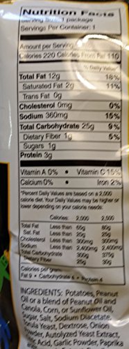 Zapp's Voodoo Potato Chips, 1.5 oz (Pack of 6)