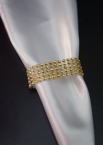 10pcs set: gold napkin ring - perfect for events, weddi…