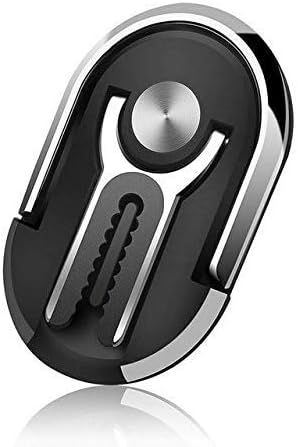 COVERS WALE 3 in 1 Universal Multipurpose Mobile Phone Bracket Holder Stand 360 Degree Finger Ring Car Phone Mount Stand Air Vent for All Phone (Black)