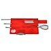 Camping Tool,Hmane Stainless Steel Multi-functional Pocket Swisscard with 13 Functions - Red