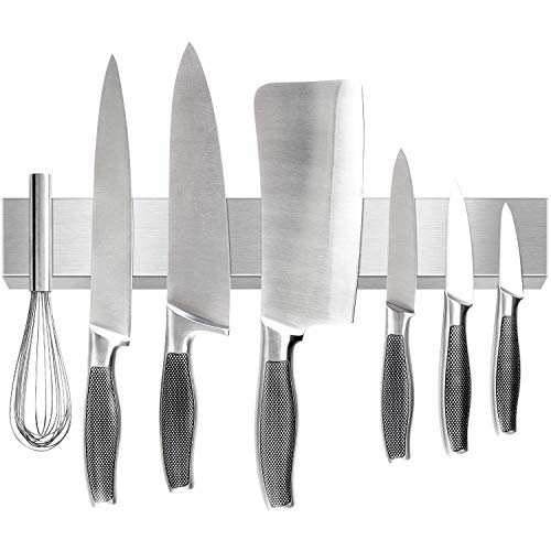 HOMEMAXS 16 Inch Knife Holder, Stainless Steel Knife