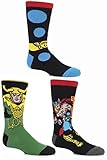 SockShop Kids' 3 Pair Marvel Thor and Loki Cotton Socks