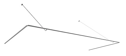 PHOS Edelstahl Design, DSU1700-700W, Duschvorhangstange U-Form für Badewannen, 170 x 70 cm, Wandabhängung mit Vorbeiziehfunkt