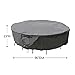 MH M&H Patio Furniture Covers, Outdoor Furniture Covers Waterproof with Handles and Durable Hem Cord, Fit Large Round Table and Chairs, 600D Premium Fabric,96