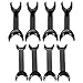8 Pcs T-Shape Black Intraoral Cheek Lip Retractor Double Head Mouth Opener for Teeth Whitening Dental Orthodontic Tool Surgical Retractor primary